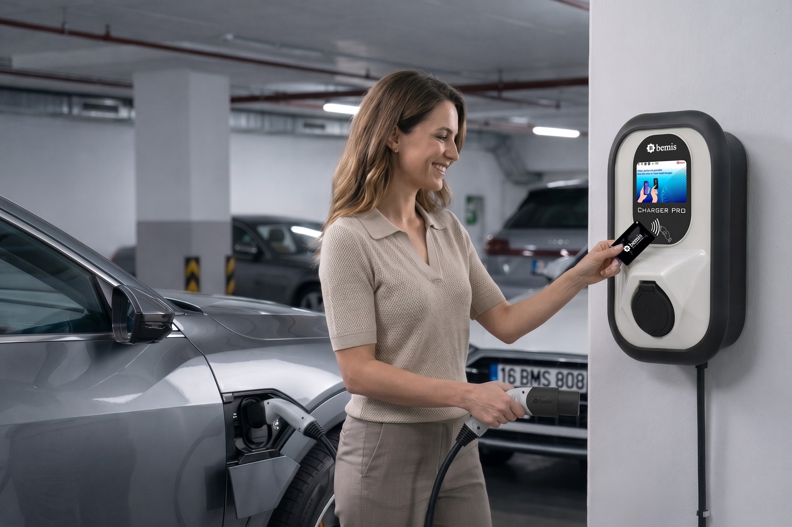 Bemis E-V Charge elektrikli araç şarj istasyonu